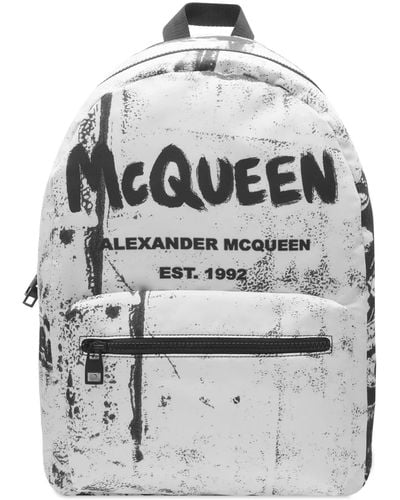 Alexander McQueen Metropolotan Backpack - Grey