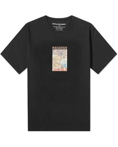 Maharishi Tigers V Dragons T-Shirt - Black
