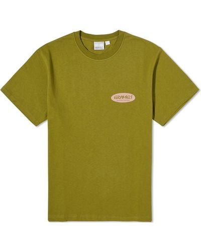 Gramicci Original Freedom Oval T-Shirt - Green