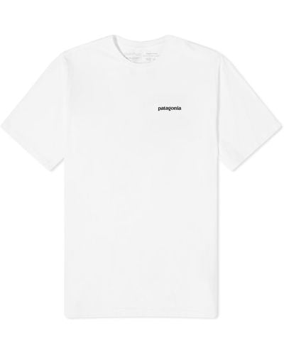 Patagonia P-6 Mission Regenerative T-Shirt - White