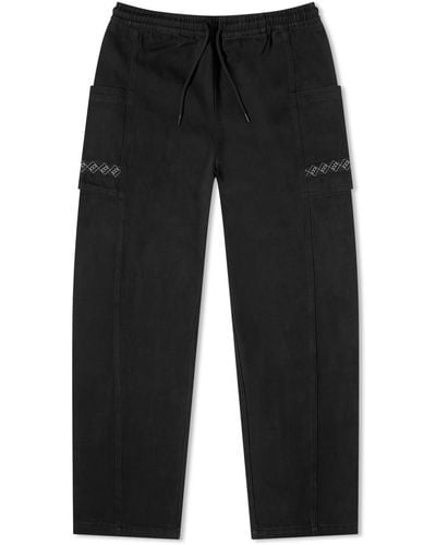 The Trilogy Tapes Ttt Taped Pocket Trousers - Black