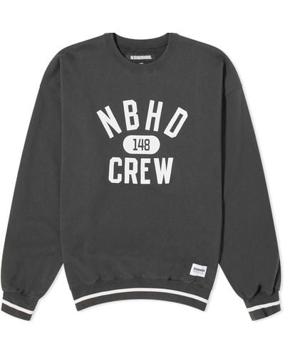 Neighborhood College Crew Sweater - Gray