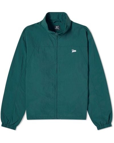 PATTA Basic M2 Nylon Track Jacket - Green