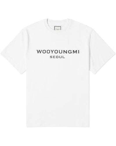 WOOYOUNGMI Large Logo T-Shirt - White