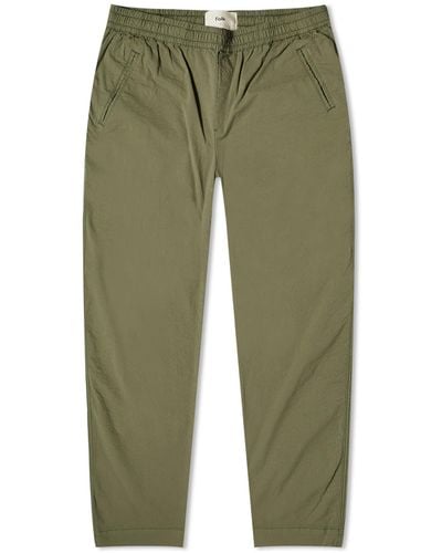 Folk Drawcord Assembly Trousers - Green