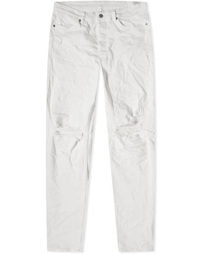 Ksubi Van Winkle Avalanche Trashed Jeans - White