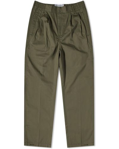 Garbstore Wide Easy Trousers - Green
