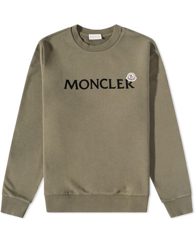 Moncler Trademark Logo Crew Sweat - Gray
