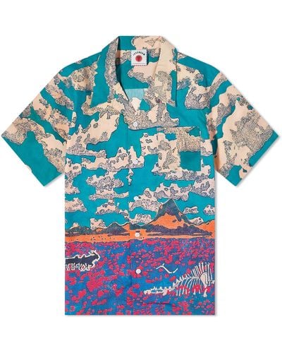 ICECREAM Cloud World Vacation Shirt - Blue