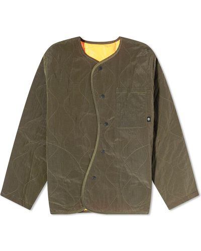 Pam Blur The Lines Reversible Liner Jacket - Green