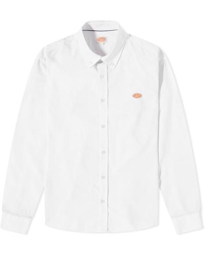Armor Lux Logo Oxford Shirt - White