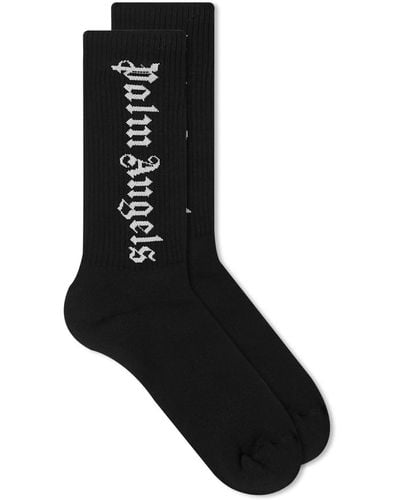 Palm Angels Classic Logo Socks - Black