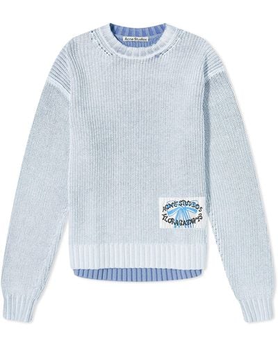 Acne Studios Knitted Sweater - Blue