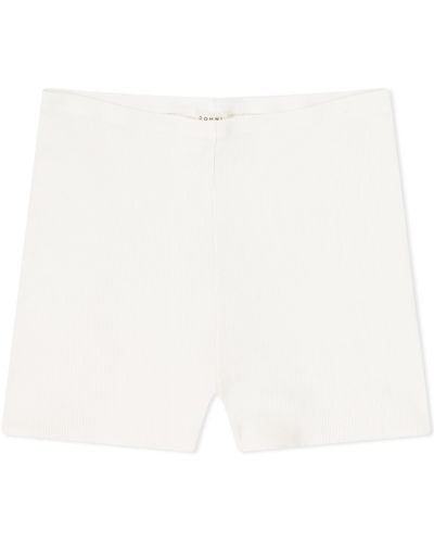 DONNI. Rib Boy Cycling Shorts - White