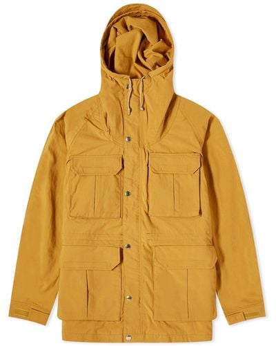 Beams Plus Nylon Mountain Parka Jacket - Yellow