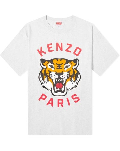 KENZO Lucky Tiger Oversized T-Shirt - White