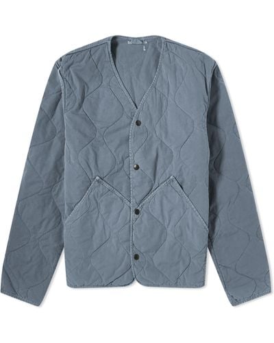 Save Khaki Flight Quilted Liner Jacket - Blue