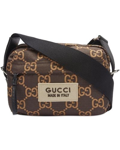 Gucci Gg Ripstop Crossbody Bag - Black
