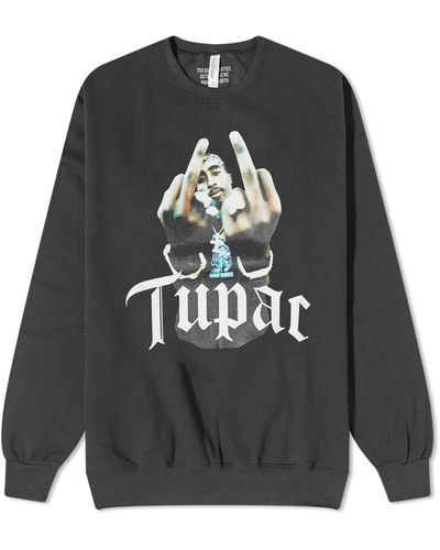 Wacko Maria Tupac Crew Neck Sweater in White for Men | Lyst Canada