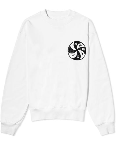 Heresy Portal Crew Sweater - White