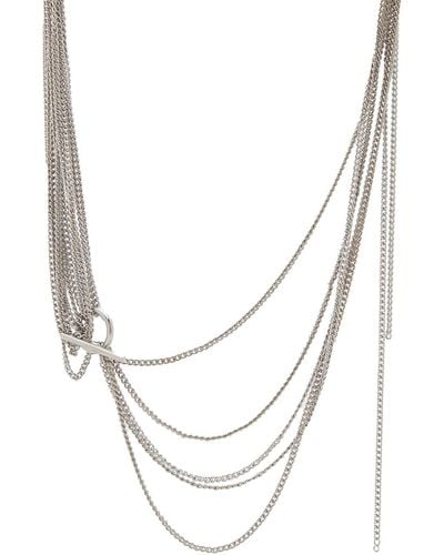 Dries Van Noten Multi Necklace - Metallic