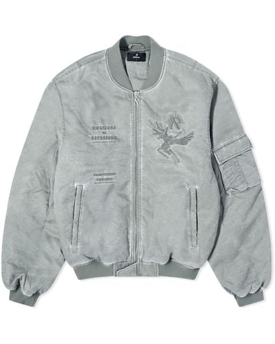 Represent Horizons Classic Flight Jacket - Gray