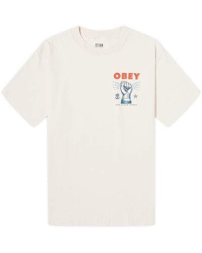 Obey New Clear Power T-Shirt - White