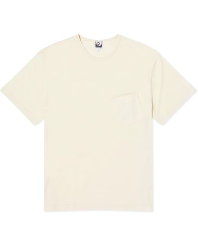 Sunspel X Nigel Cabourn Pocket T-Shirt Stone - White