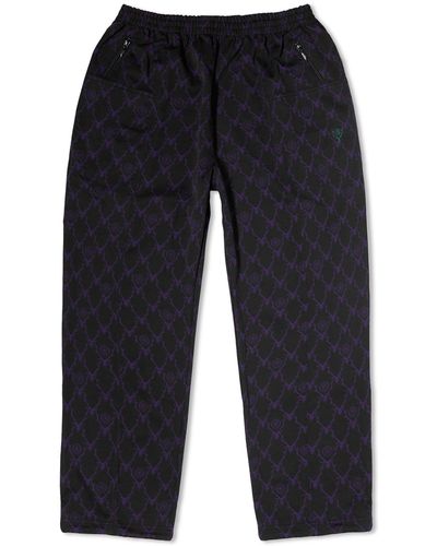 South2 West8 String Poly Skull Target Pant - Blue