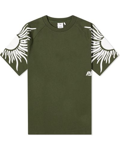 PUMA X Pleasures Graphic T-Shirt - Green