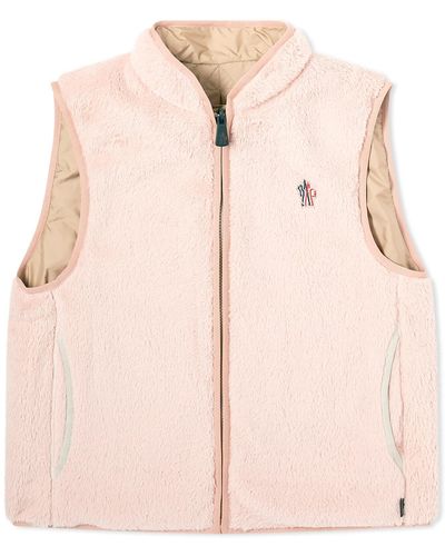 3 MONCLER GRENOBLE Fleece Vest - Pink