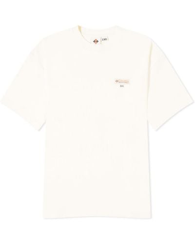 Columbia End. X 'Douglas Fir' Logo T-Shirt Ii - White