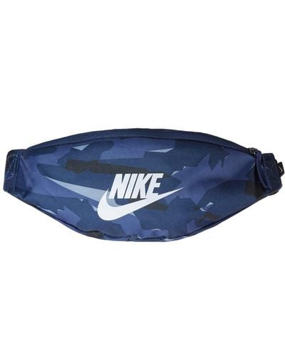 Nike Camo Bumbag In Blue