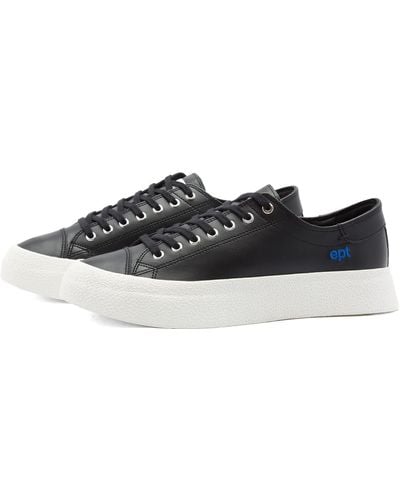 East Pacific Trade Dive Leather Trainers - Black