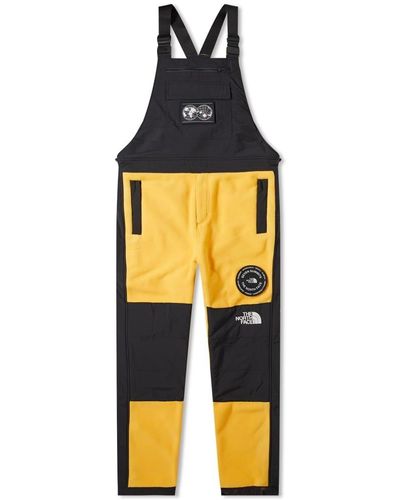 The North Face Summit Series Himalaya Fleece And Shell Dungarees - Yellow
