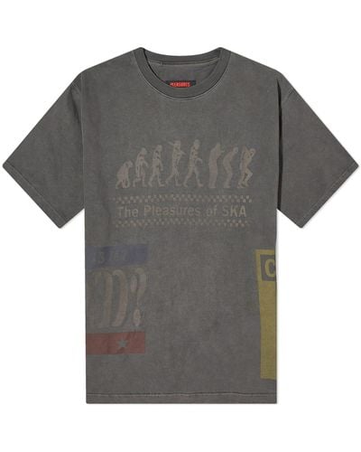 Pleasures Evolution Heavyweight T-Shirt - Gray