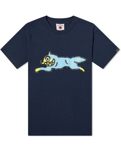 ICECREAM Running Dog T-Shirt - Blue