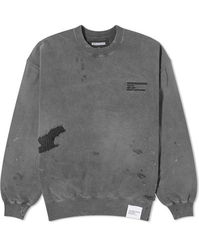 Neighborhood Savage Crew Sweatshirt - Grey