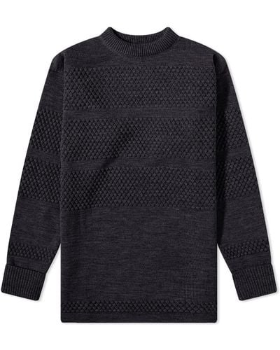 S.N.S. Herning Fisherman Crew Knit - Blue