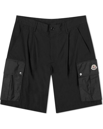 Moncler Cargo Shorts - Black