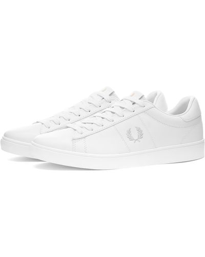 Fred Perry Spencer Leather Trainers - White