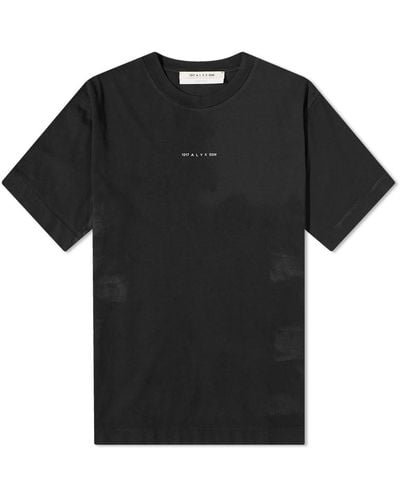 1017 ALYX 9SM End. X 'Neon' Treated Logo T-Shirt - Black