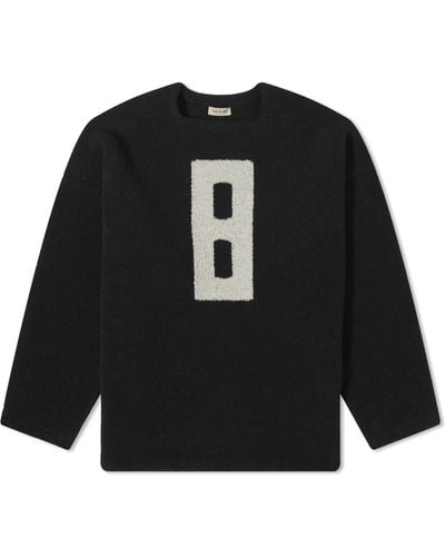 Fear Of God 8 Boucle Relaxed Sweater - Black