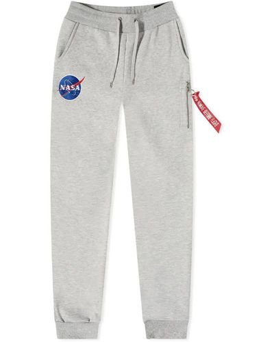 Alpha Industries Nasa Cargo Sweat Pant - Gray