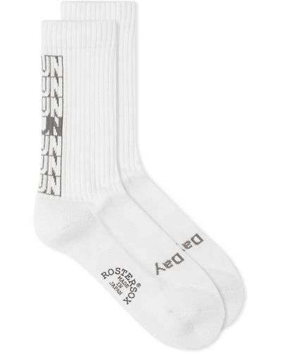 Rostersox Home Run Socks - White