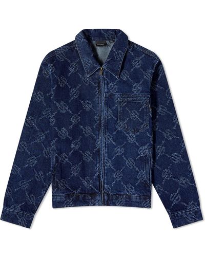 Daily Paper Jacob Denim Jacket - Blue