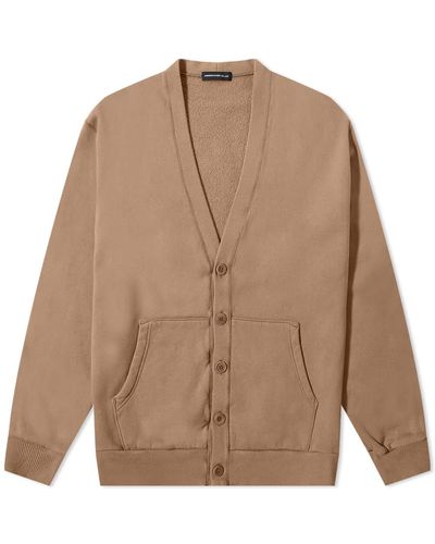 Undercover Jersey Cardigan - Brown