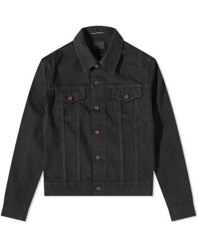 Saint Laurent Denim Jacket Worn - Black