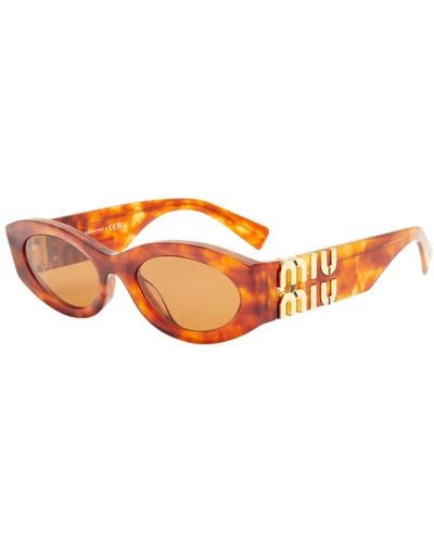 Miu Miu 11ws Sunglasses - Orange
