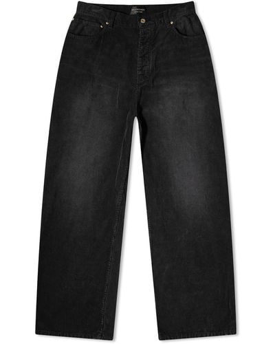 Balenciaga Runway Baggy Jeans - Black